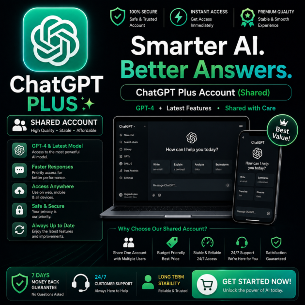 ChatGPT Plus  (Private Account)